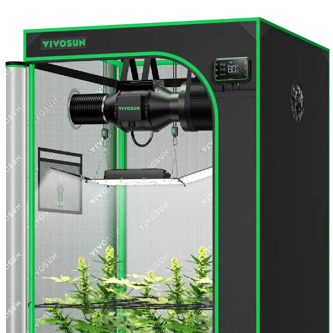 Smart Grow Zeltset GIY SGS 33 90 x 90 x 180 cm Komplettsystem mi 2